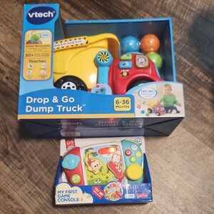 Vtech Drop & Go Dump Truck And My First Game Console